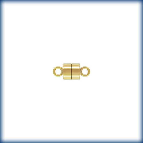 14K Gold Filled Magnetic Clasp 4mm, Made in USA, D