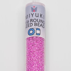 Miyuki 11/0 Runde Perlen Leuchtende Magenta 23,5 Gramm, The Beadschmiede, Hergestellt in Japan, T324