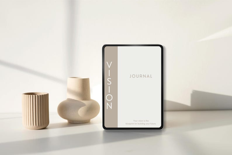 Vision Board Journal|printable Goal Setting Planner|pdf Personal ...