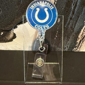 Indianapolis Colts Football Badge Reel Nurse Badge Reel Medical Badge Reel NFL Football Badge Reel Sports Badge Reel