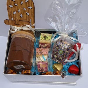 tazza di caffè marocchino, caffè tradizionale, scatola di caffè, scatola regalo personalizzata, cesto regalo di fidanzamento, regalo per lei, tazze regalo, scatola regalo mamma