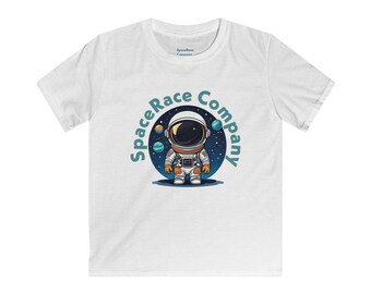 SpaceRace Company - Astronaut Logo-shirt voor kinderen