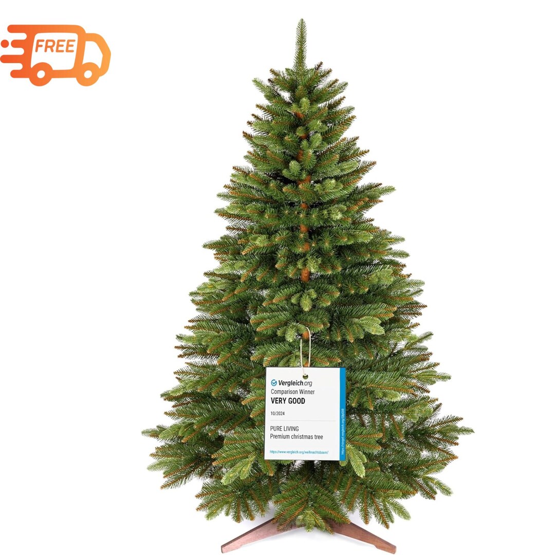 8-foot Artificial Christmas Tree With a Realistic Appearance and a ...