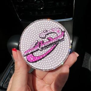 Bedazzled Compact Mini Mirror - Custom Name or Initial - Bling Gifts