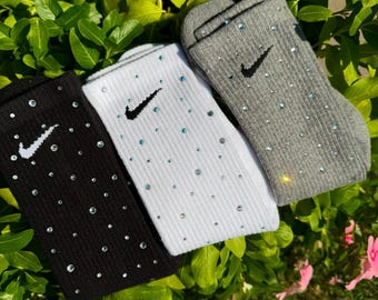 Bedazzled Socks - Custom Bling Socks