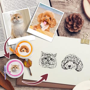 Benutzerdefinierte Haustier Porträt Stempel, personalisierte Haustier Stempel, Haustier Liebhaber Geschenk, personalisierte Hund Katze Haustier Stempel, personalisierte Tier Briefmarken