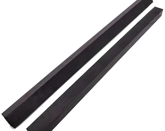 Ébauches de bois de charme noir pour tournage, bois dur pour queues de billard, projets de menuiserie