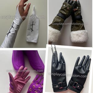 Cosplay Gloves | Costume Gloves Made to Order | Anime, Comic Con, Superhero, Fantasy | Handmade USA