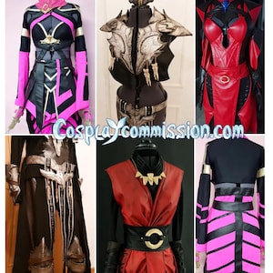 Mortal Kombat Cosplay Costumes Custom Made – Scorpion, Raiden, Kitana, Custom Tailored for Any Character, Ready for Your Next Event
