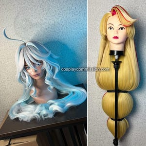 Custom Cosplay Wig – Any Character, Styled Anime Wig, Comic Con, Handmade