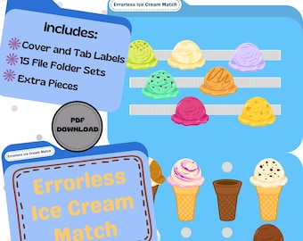 Interactive File Folder Activities: Errorless Learning– Object Matching Tasks for Special Education, Autism, and Early Childhood Development