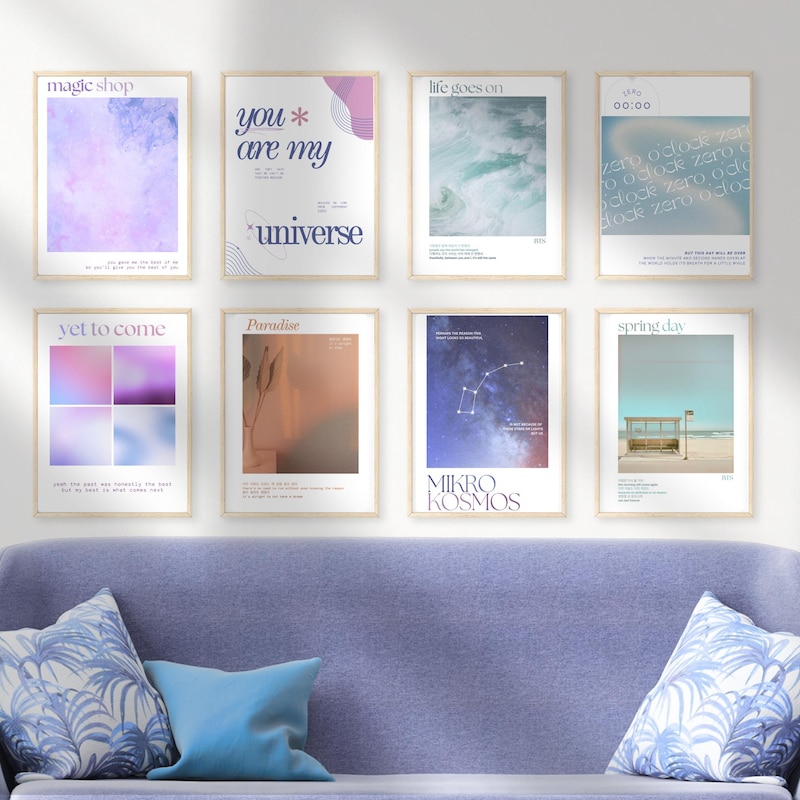 Bts Art Spring Day - Etsy