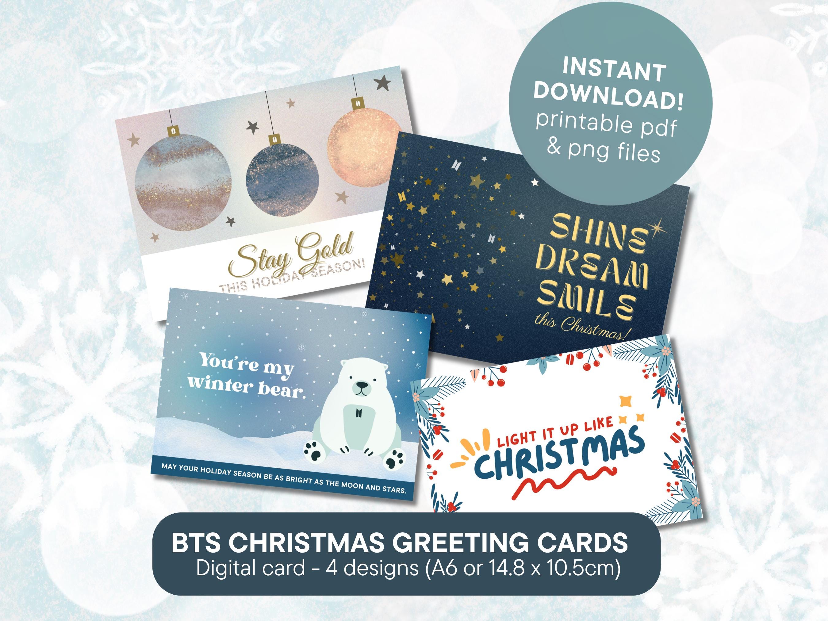 BTS クリスマスカード Anniversaryカード&DVD BTS Christmas Card