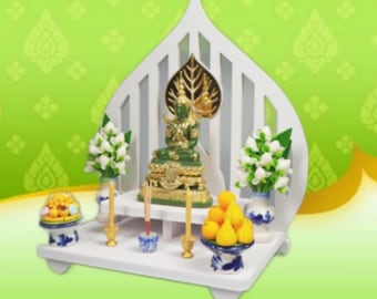 DIY Plaswood Buddhist Shrine Shelf - Multi-Tier Size 16 × 27 × 31 cm