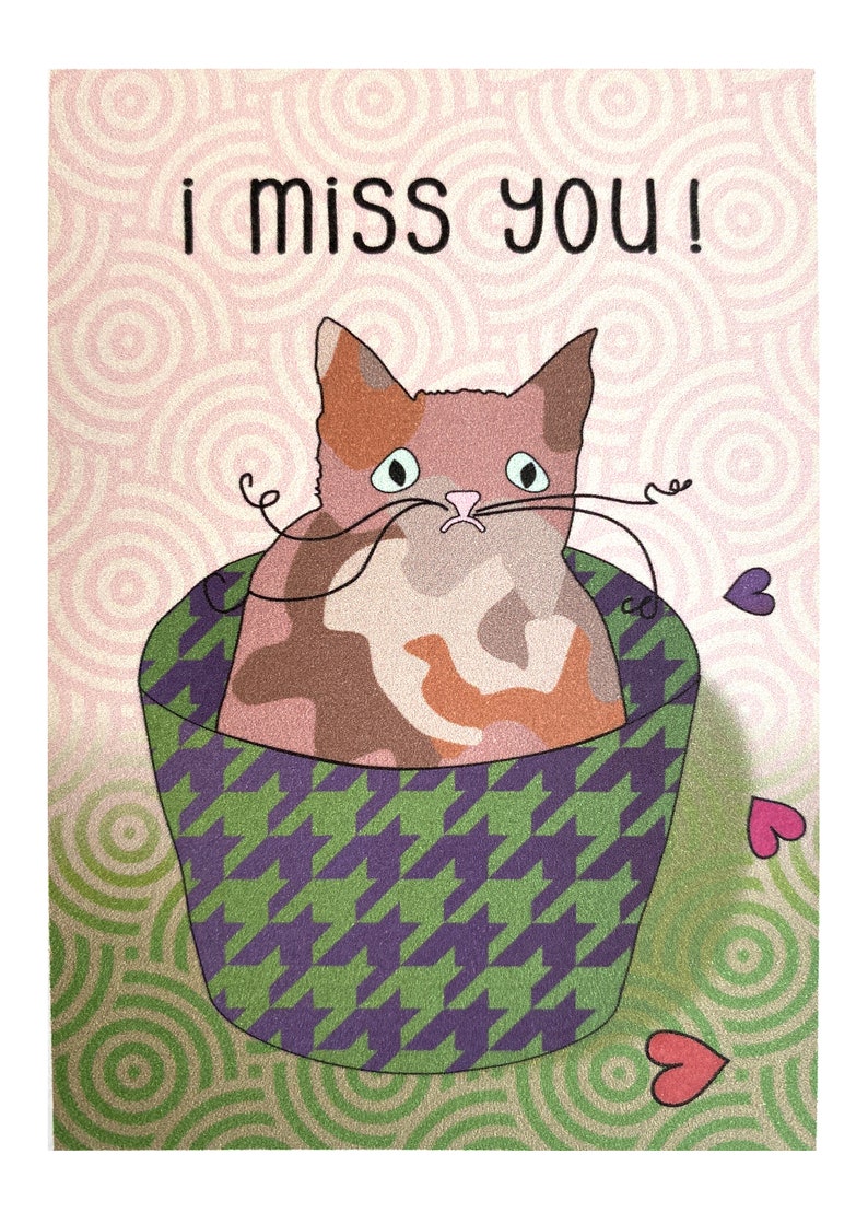 Love Card With Cat, Cards for Lovers, With Envelope image 7