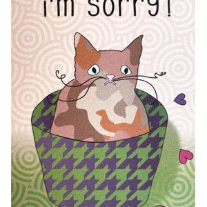 Love Card With Cat, Cards for Lovers, With Envelope image 6