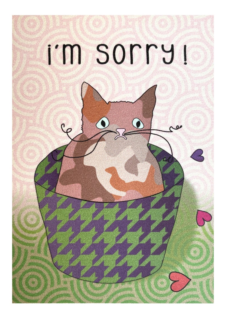 Love Card With Cat, Cards for Lovers, With Envelope image 6