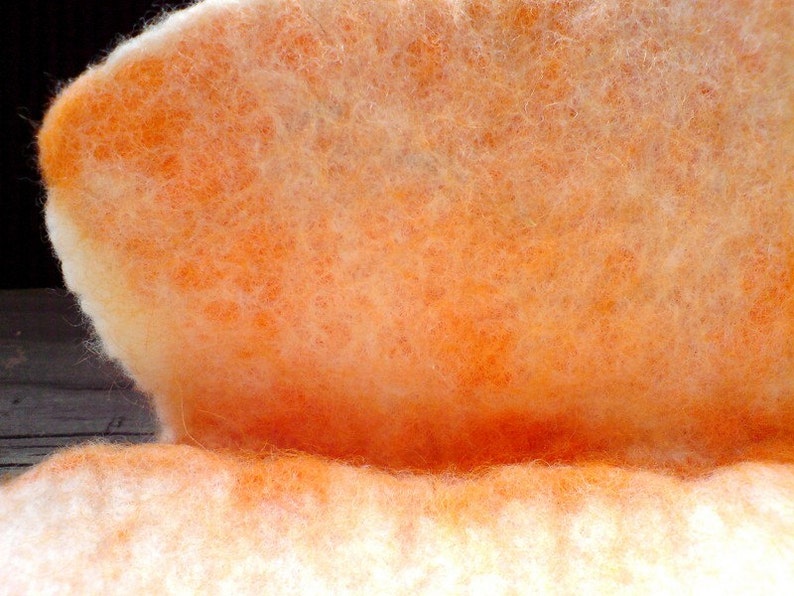 Felted Apricot Makeup Bag image 3