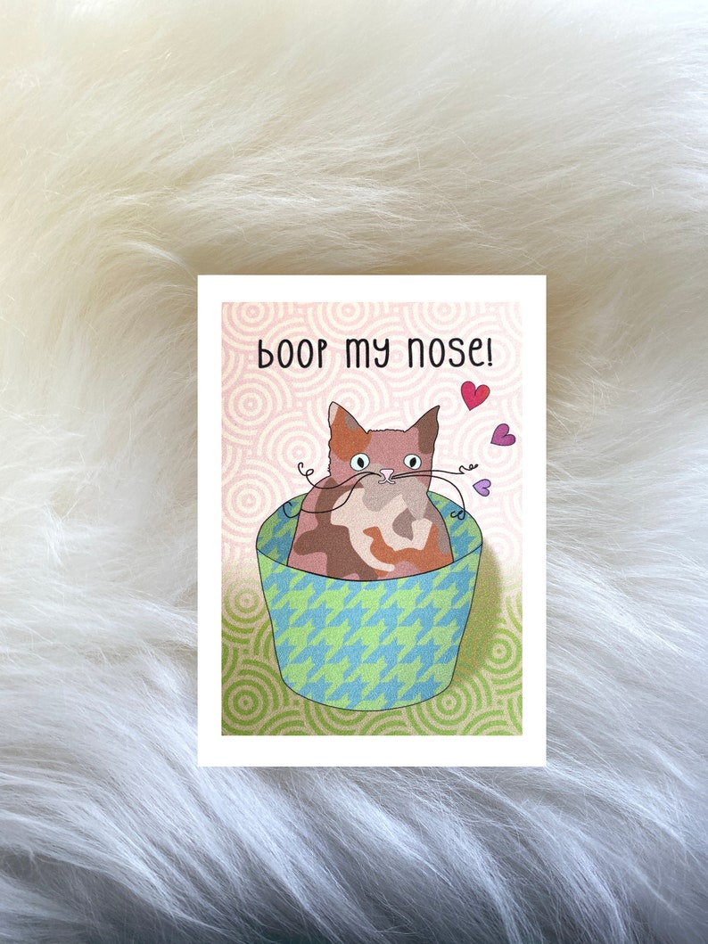Love Card With Cat, Cards for Lovers, With Envelope image 10