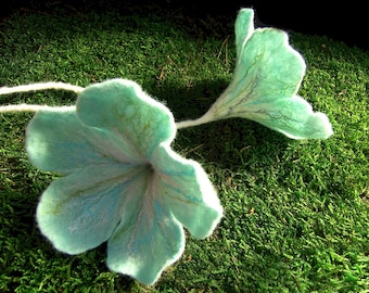 Fleurs en feutre pour la décoration de la maison, tables de mariage, décoration de fenêtre