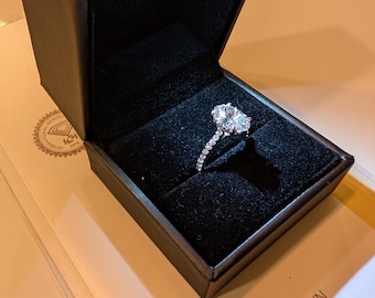 3.32ct Oval Diamond Ring