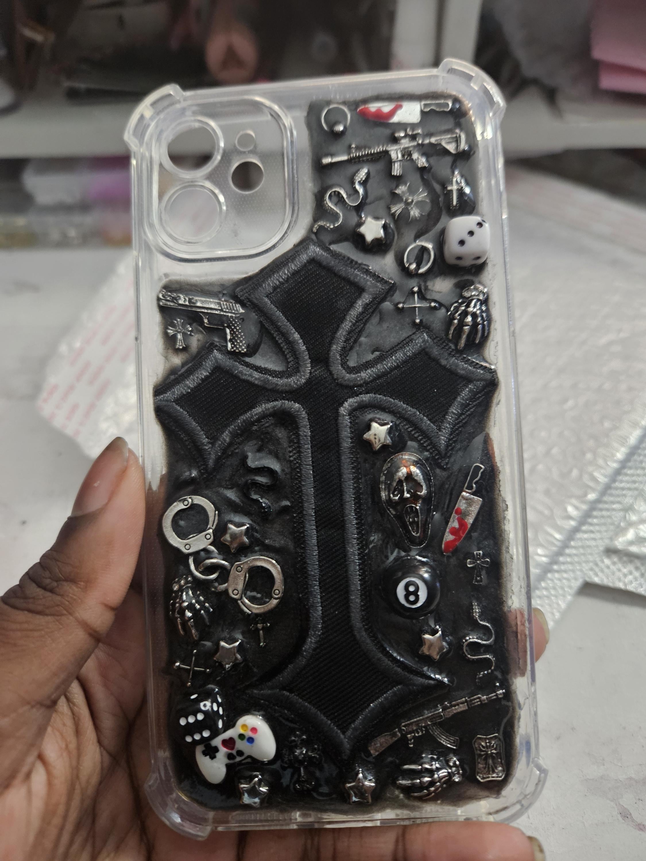 red and black phone case Classic Series Flake Forged Carbon Fiber Case – Simply Carbon Fiber
