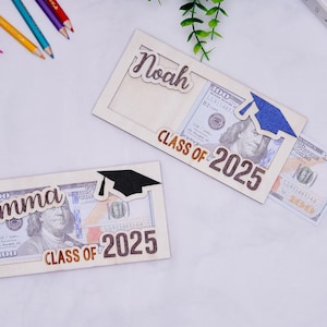 Portamonedas de graduación, regalo de graduación de secundaria para graduados, promoción de 2025, regalo de graduación, regalo personalizado de graduación