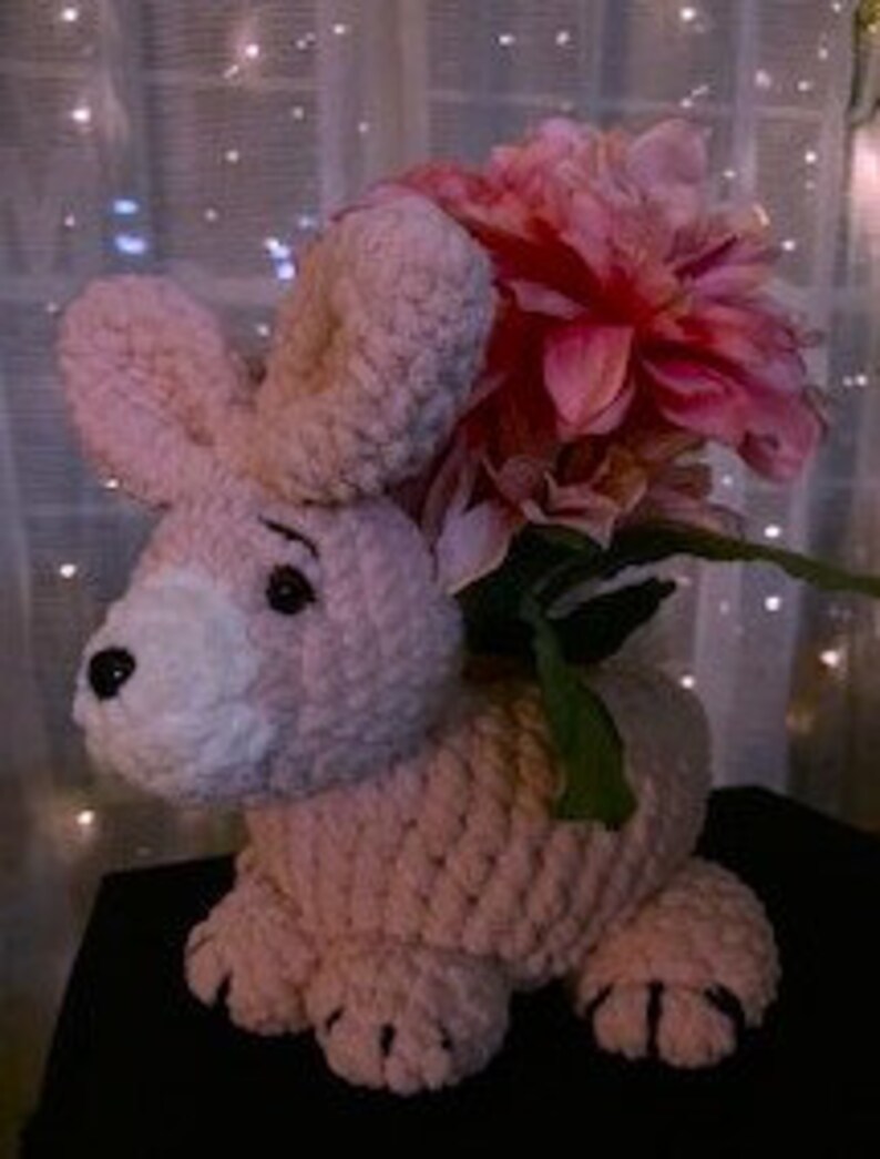 PDF Instant Download Pattern - Crochet Bunny Rabbit Planter- (pattern ...