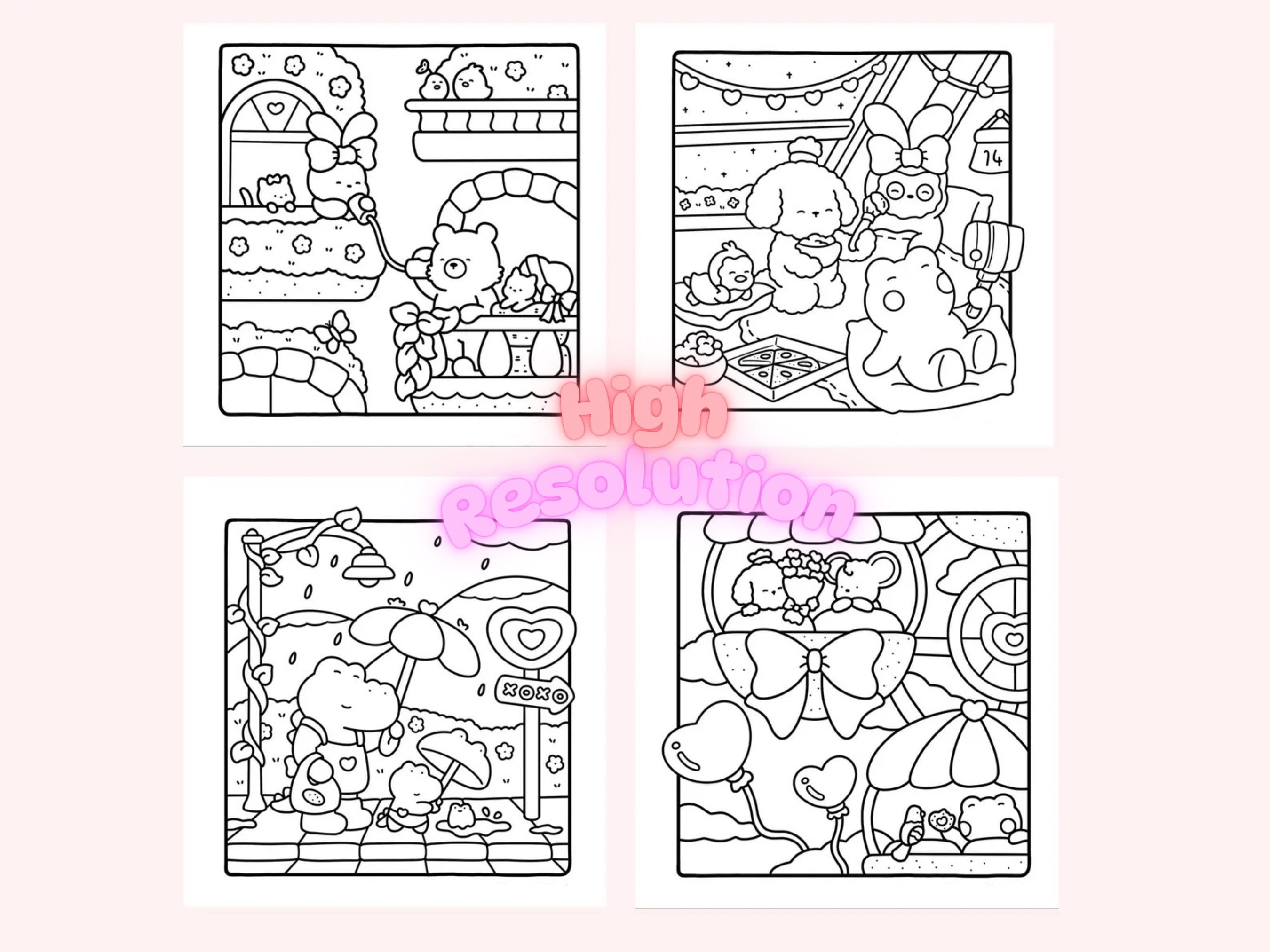 Valentine's Coloring Pages:coco Wyo Coloring Book, Super Cute Valentine's Themed Coloring Pages ...