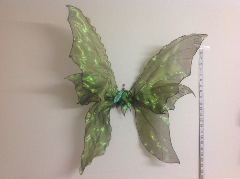 Beautiful Unique Green Woodland Adult Fairy Wings Etsy