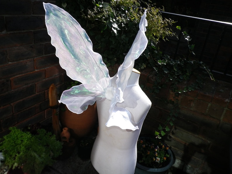 Medium White Tinkerbell Style Fairy Wings 