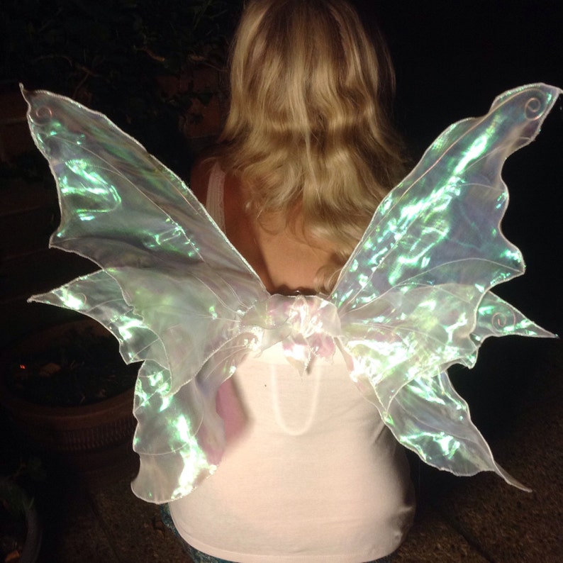 Beautiful Iridescent Realistic Adult Fairy Wings image 5