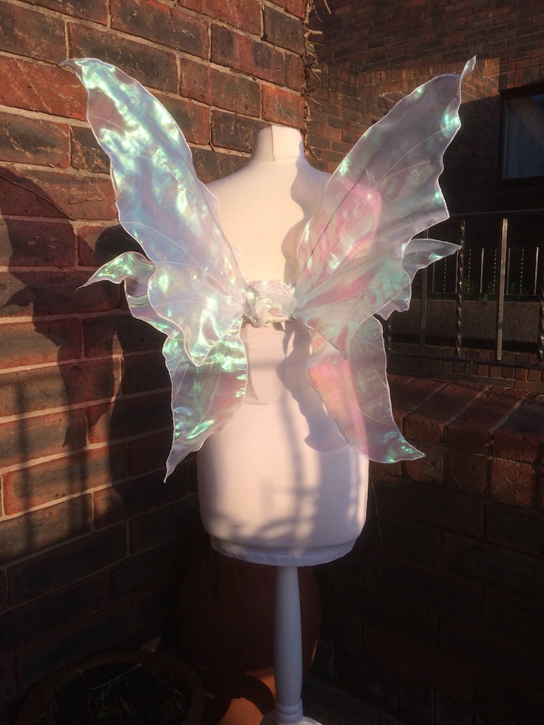 Beautiful Iridescent Realistic Adult Fairy Wings image 1