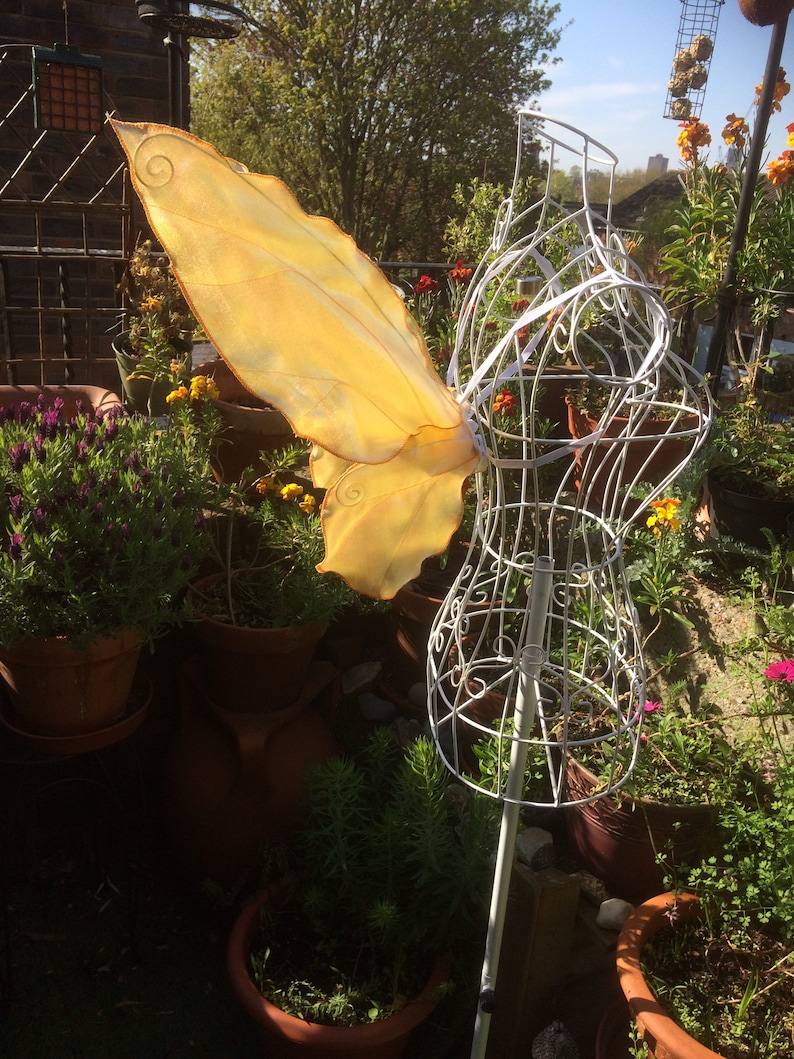 Fairy Wings, Tinkerbell style, gold, medium image 3