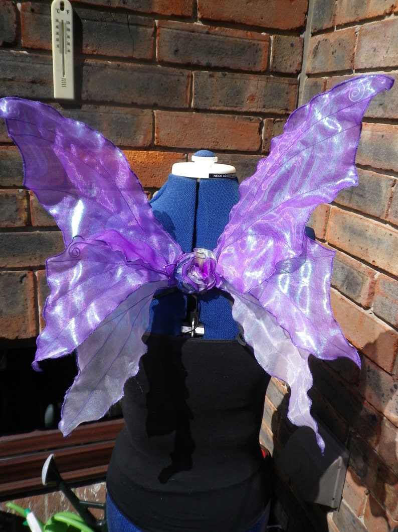 Beautiful Unique Purple Adult Fairy Wings Etsy