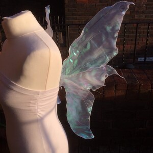 Beautiful Iridescent Realistic Adult Fairy Wings image 6