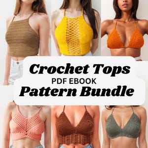 Summer Crochet Tops Pattern Bundle Ebook
