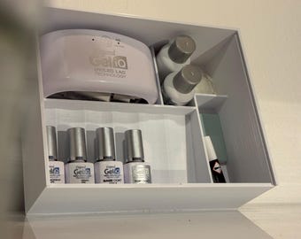 Caja de almacenamiento para kit Gel IQ / Organizador PETG con tapa