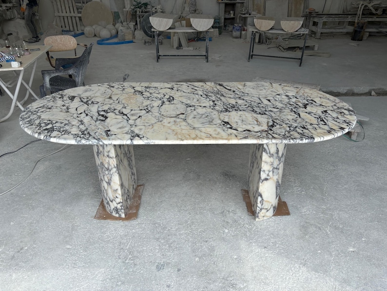 KilyosMarble Dining Table - Thumbnail 4