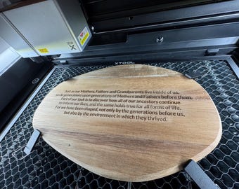 Custom Laser Engraving, Cutting & Printing Service - Huge Material Range - Infinite Possibilities!