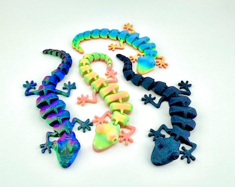 Starlight Salamander – Fully Articulated 3D Printed Lizard Fidget
