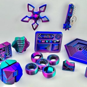 Mega Fidget Spielzeug Bündel - 18-teiliges Sensorisches ADHS Stressabbau Paket