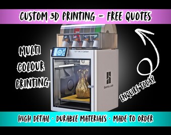 Custom 3D Printing Service | Bespoke Design & Prototyping | Made-to-Order Prints in the UK