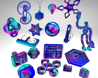 Mega Fidget Toy Bundle – 18-Piece Sensory ADHD Stress Relief Pack