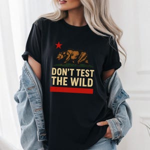 California Bear T-Shirt: Distressed CA Republic Graphic Tee