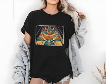 Retro Pinball T-Shirt: 70s 80s Arcade Gamer Tee