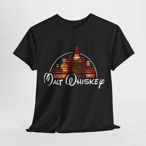 T-shirt rétro malt whisky : cadeau pour buveur de bourbon et de scotch