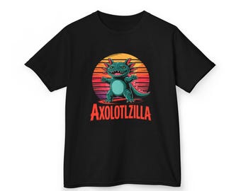Axolotlzilla Kids T-Shirt: Funny Monster Kaiju Tee
