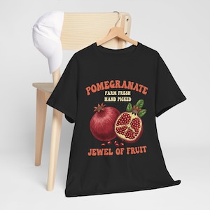Pomegranate Shirt, Greek Mythology Tee, Persephone Goddess Top, Jewel of Fruit, Hades and Persephone Gift, Bookish T-Shirt