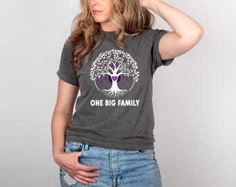 Overdose Awareness Comfort Colors T-Shirt: Tree of Life Memorial Gift